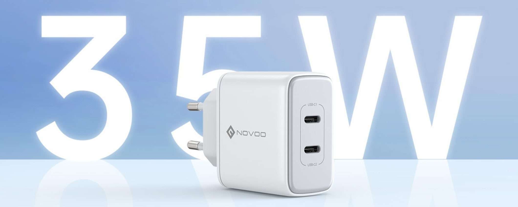 Caricatore GaN III 35W doppia porta USB C a 8,50€: tanta POTENZA (-50%) Caricatore GaN III 35W doppia porta USB C a 8,50€: tanta POTENZA (-50%)