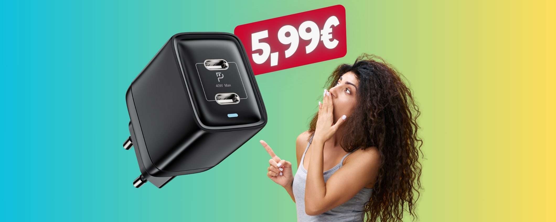 Caricatore Auto USB Rapido 45W – Doppia Porta 12V-24V, Impermeabile, Nero Opaco