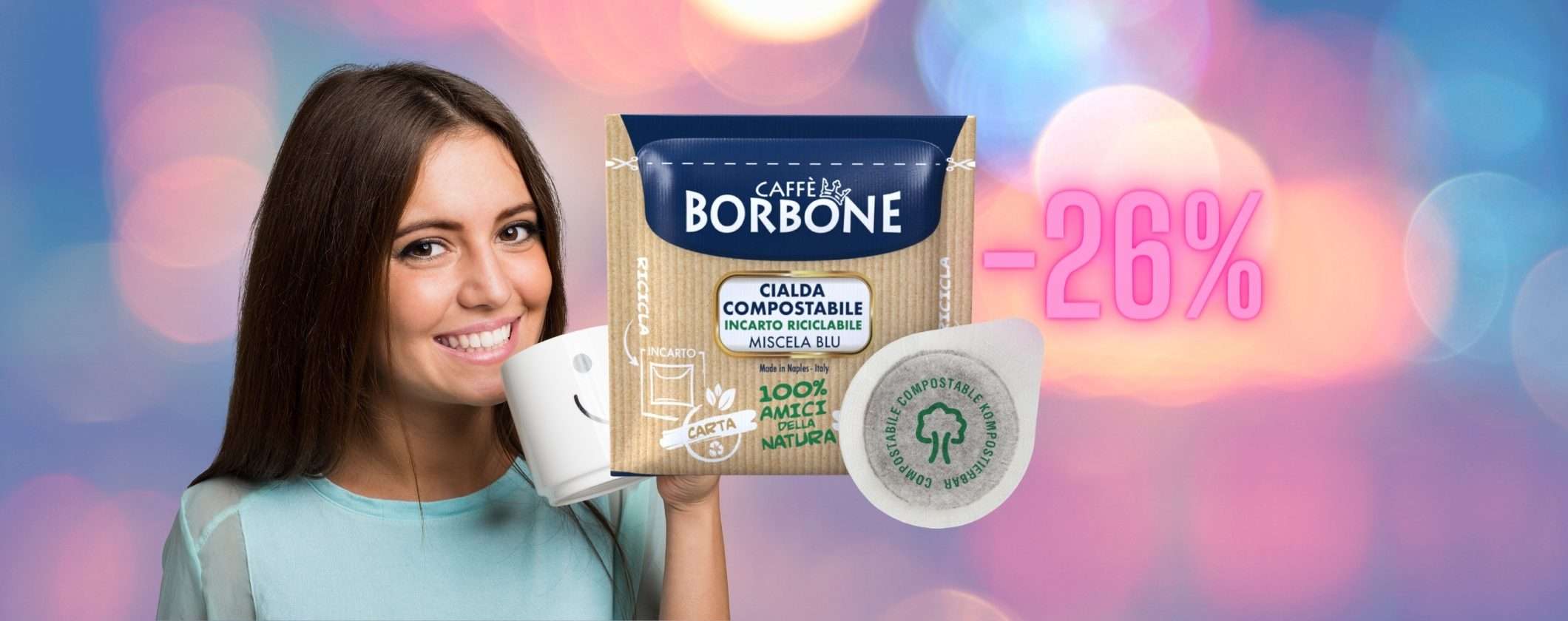 Cialde Caffè Borbone: su eBay in SCONTO 26%