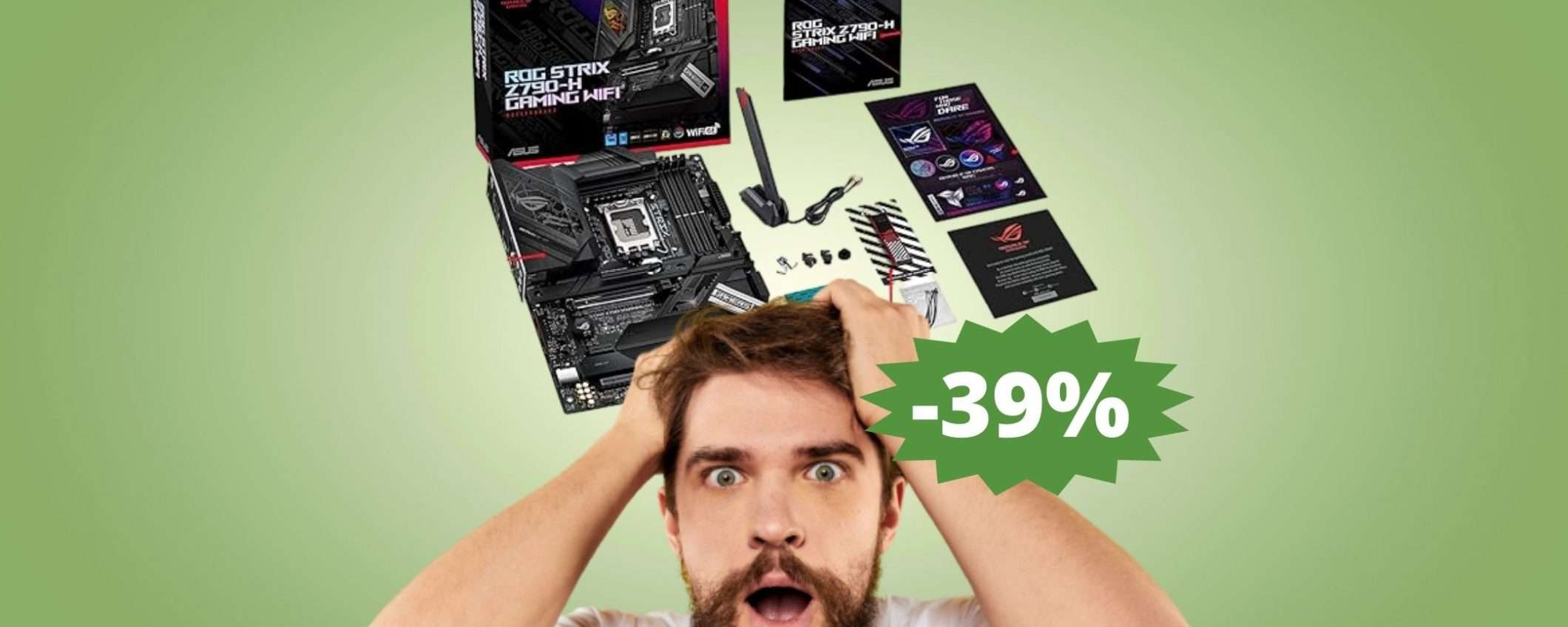 ASUS ROG Strix Z790-H: sconto IMPERDIBILE del 39% su Amazon ASUS ROG Strix Z790-H: sconto IMPERDIBILE del 39% su Amazon