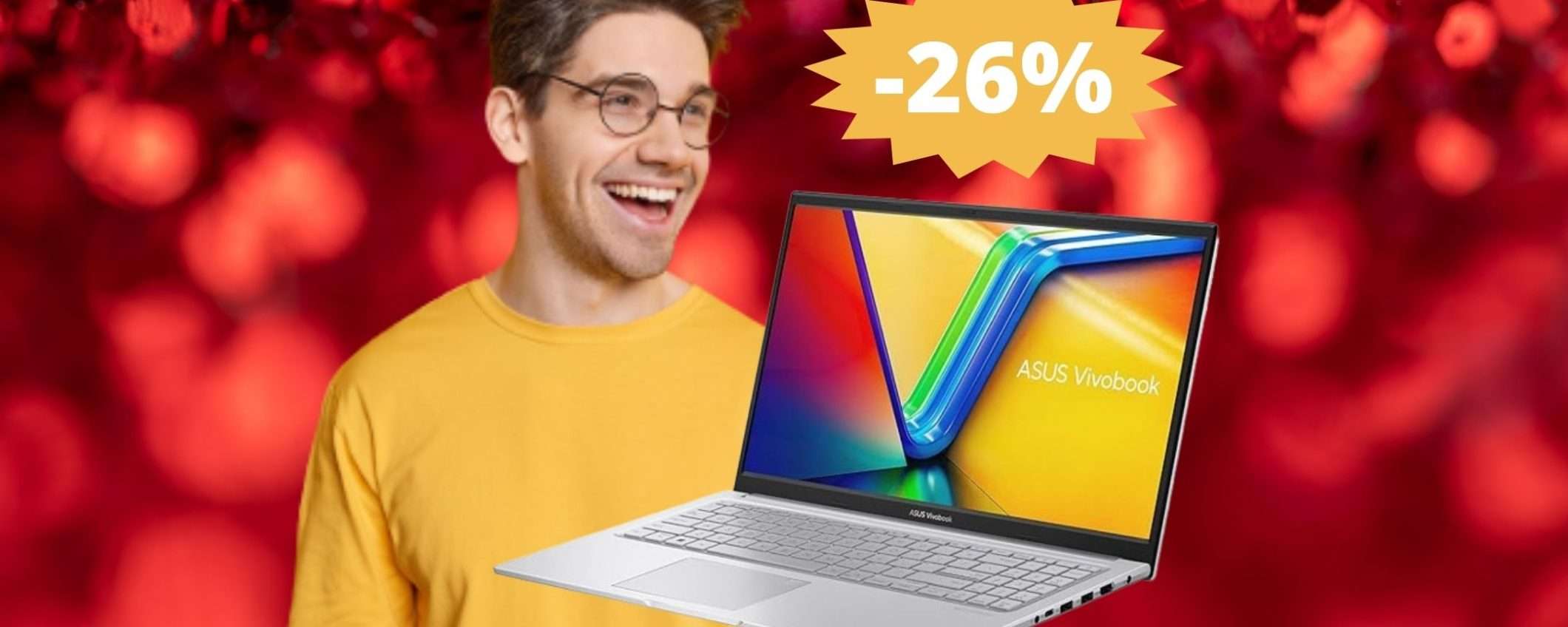 ASUS Vivobook 15: sconto IMPERDIBILE del 26% su Amazon