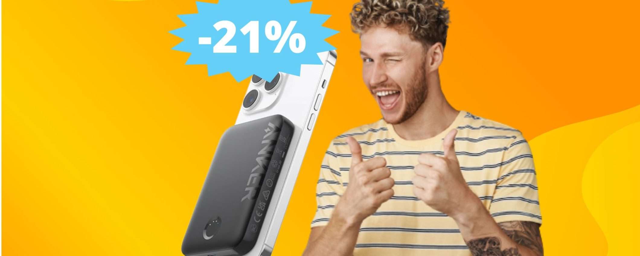Anker 321 MagGo: la soluzione DEFINITIVA per il tuo iPhone (-21%) Anker 321 MagGo: la soluzione DEFINITIVA per il tuo iPhone (-21%)