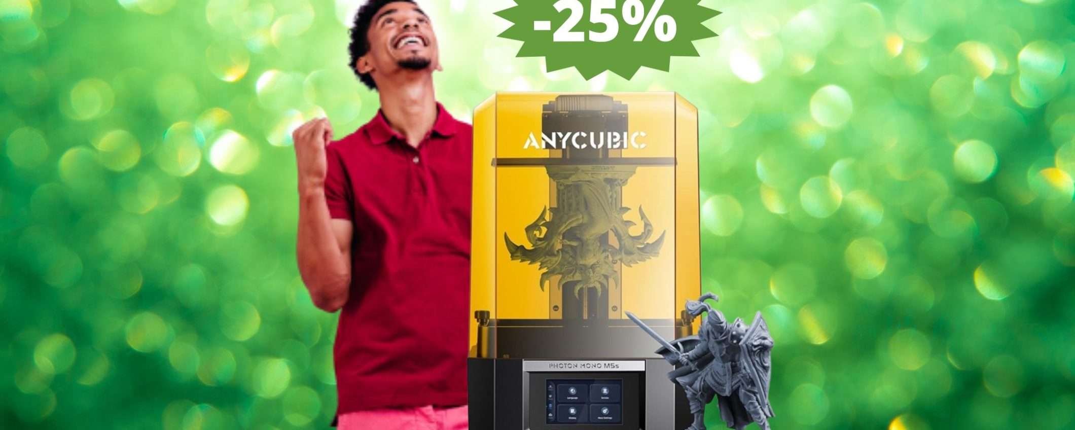 Anycubic Photon Mono: MASSIMA qualità al minimo prezzo (-25%) Anycubic Photon Mono: MASSIMA qualità al minimo prezzo (-25%)