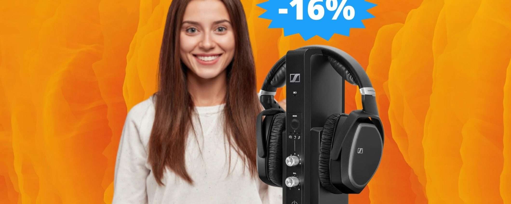 Cuffie Sennheiser RS 195-U: ESPERIENZA sonora spaziale Cuffie Sennheiser RS 195-U: ESPERIENZA sonora spaziale