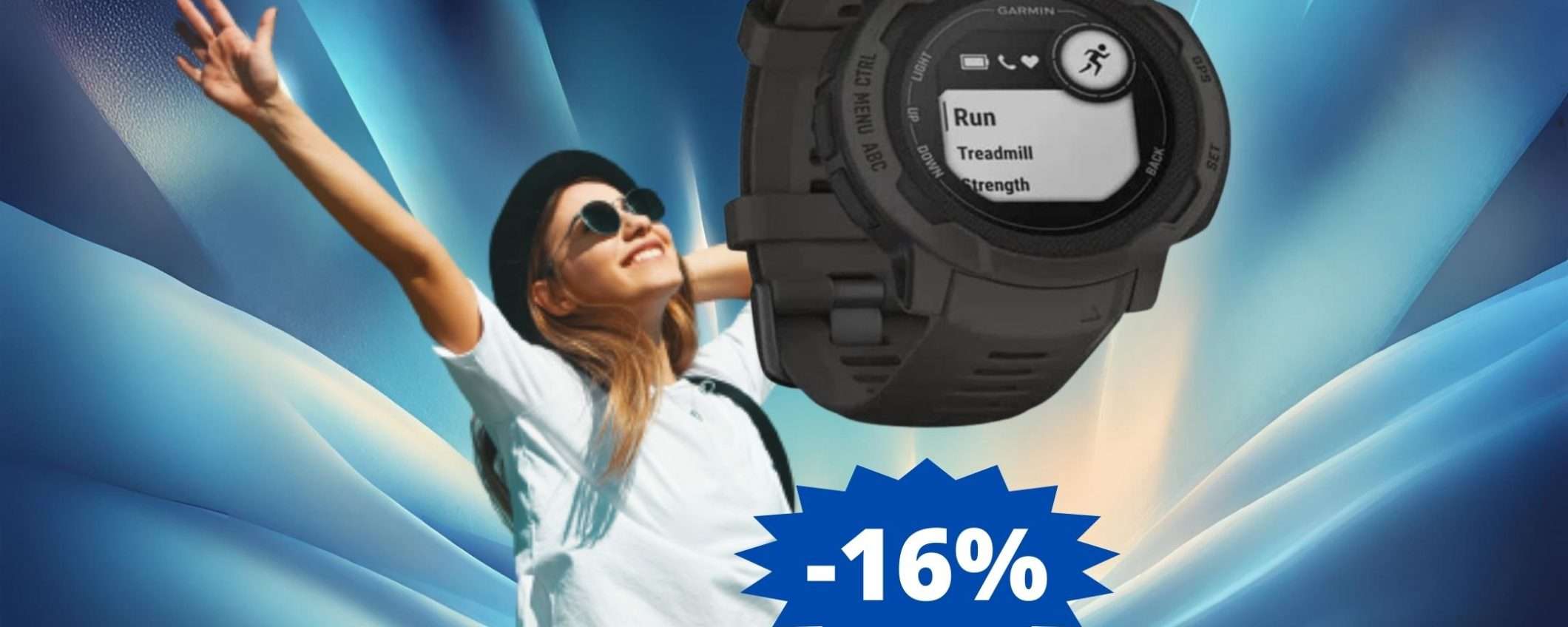 Garmin Instinct 2: sconto ESCLUSIVO su Amazon (-16%)