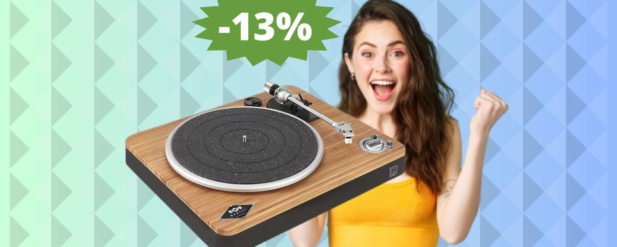 Giradischi House of Marley: l'offerta che stavi cercando (-13%) Giradischi House of Marley: l'offerta che stavi cercando (-13%)