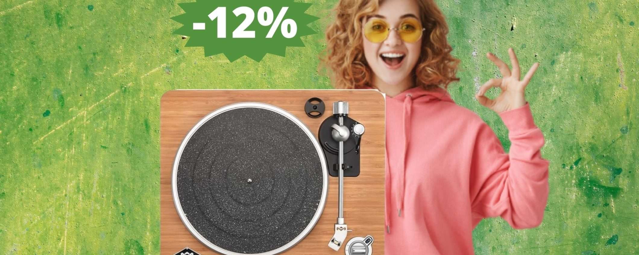 Giradischi House of Marley: l'OCCASIONE che cercavi (-12%) Giradischi House of Marley: l'OCCASIONE che cercavi (-12%)