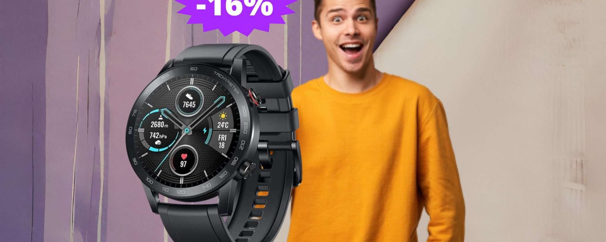 HONOR MagicWatch 2: SUPER sconto del 16% su Amazon