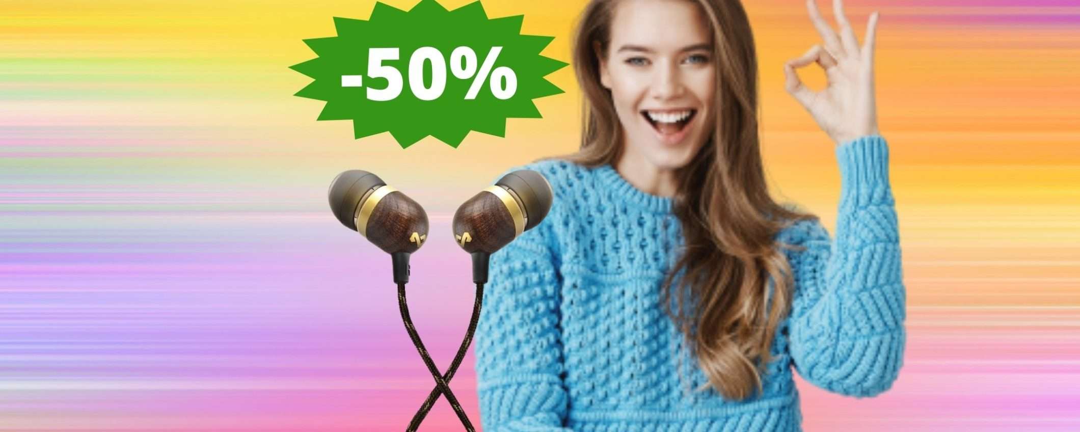 House of Marley Smile Jamaica: sconto FOLLE del 50%