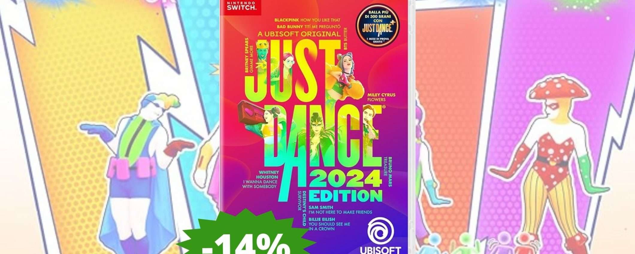 Just Dance 2024 per Switch: SUPER sconto del 14% Just Dance 2024 per Switch: SUPER sconto del 14%