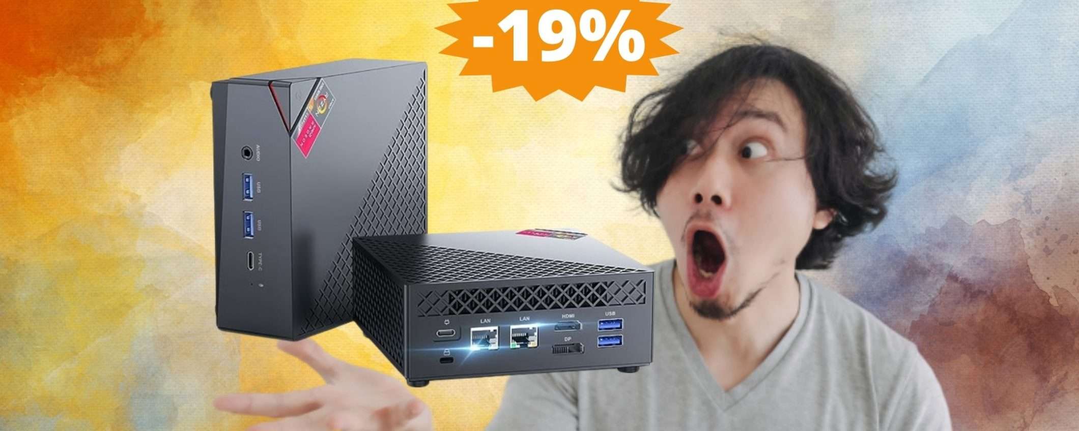 Mini PC NiPoGi AM06 PRO: SUPER compatto e in SUPER sconto Mini PC NiPoGi AM06 PRO: SUPER compatto e in SUPER sconto