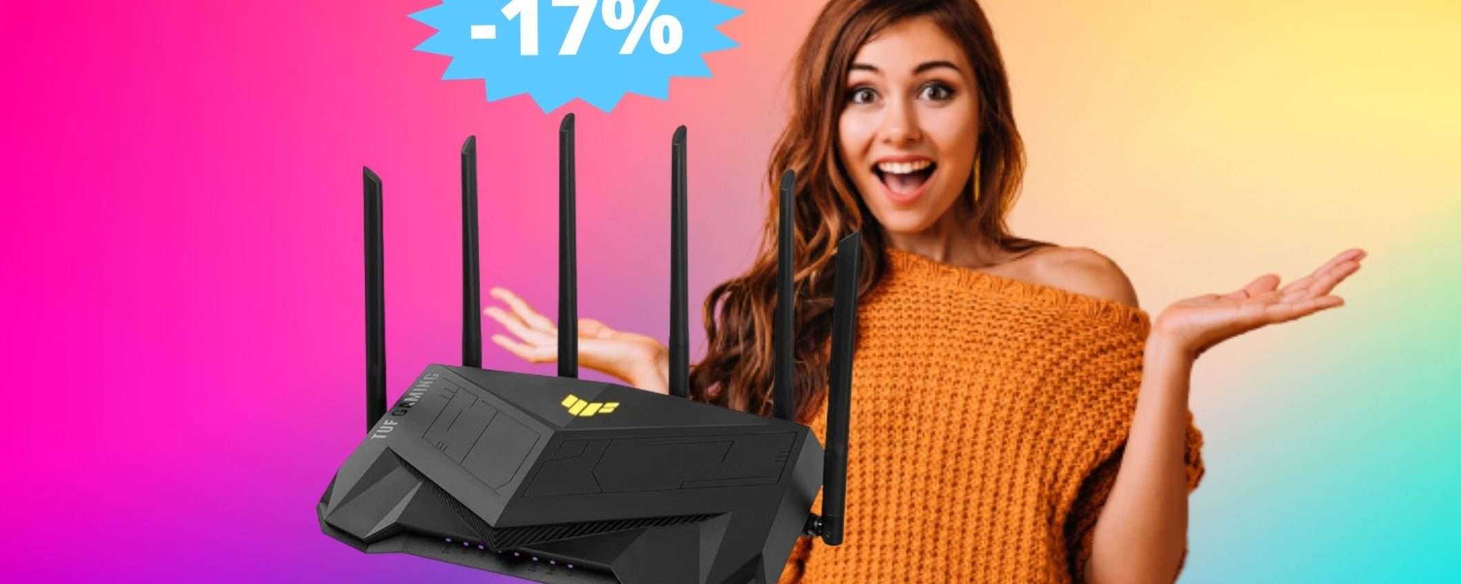 Modem ASUS TUF-AX6000: per chi cerca il meglio (-17%) Modem ASUS TUF-AX6000: per chi cerca il meglio (-17%)