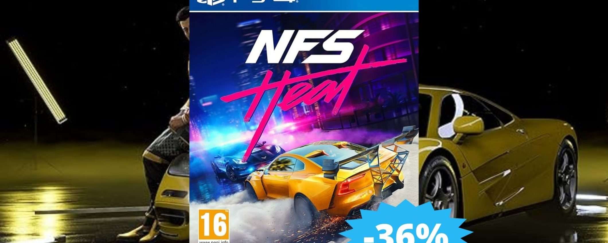 Need for Speed Heat per PS4: MEGA sconto del 36% su Amazon Need for Speed Heat per PS4: MEGA sconto del 36% su Amazon