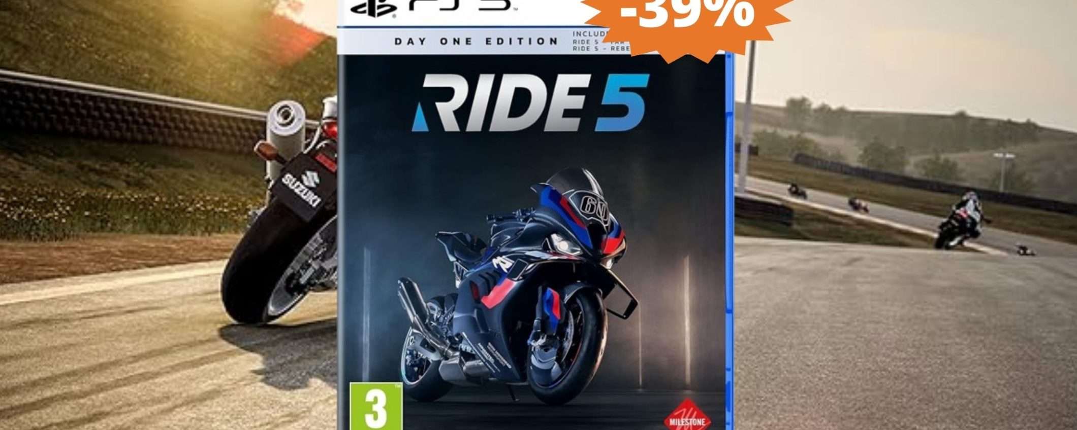 RIDE 5 per PS5: sconto ESCLUSIVO del 39% su Amazon RIDE 5 per PS5: sconto ESCLUSIVO del 39% su Amazon