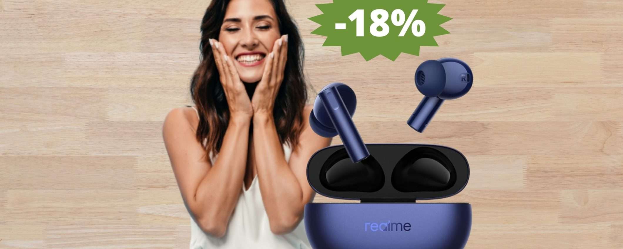 Realme Buds Air 5: sconto EMOZIONANTE del 18% su Amazon Realme Buds Air 5: sconto EMOZIONANTE del 18% su Amazon