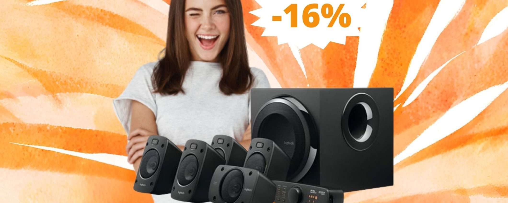 Sistema audio Logitech Z906: la SOLUZIONE definitiva (-16%) Sistema audio Logitech Z906: la SOLUZIONE definitiva (-16%)