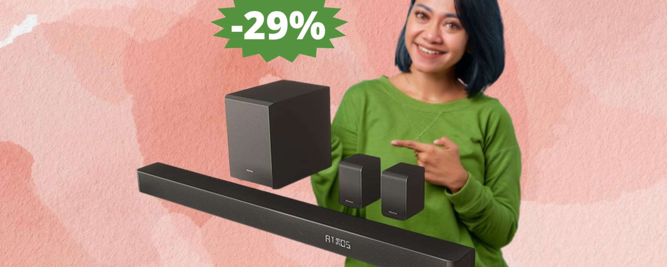 Soundbar Hisense AX5100G: un'OCCASIONE da prendere al volo Soundbar Hisense AX5100G: un'OCCASIONE da prendere al volo