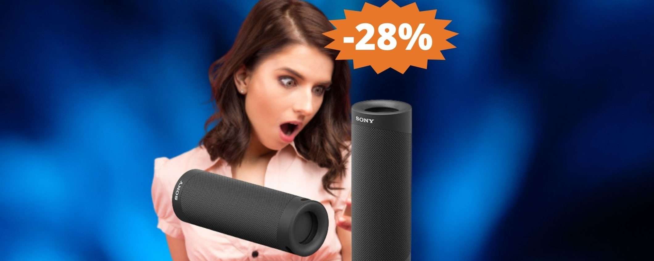 Speaker Sony SRS-XB23: SUPER sconto del 28% su Amazon