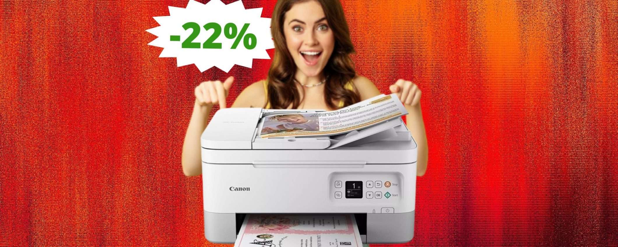 Stampante Canon PIXMA: SFRUTTA la tua creatività (-22%) Stampante Canon PIXMA: SFRUTTA la tua creatività (-22%)