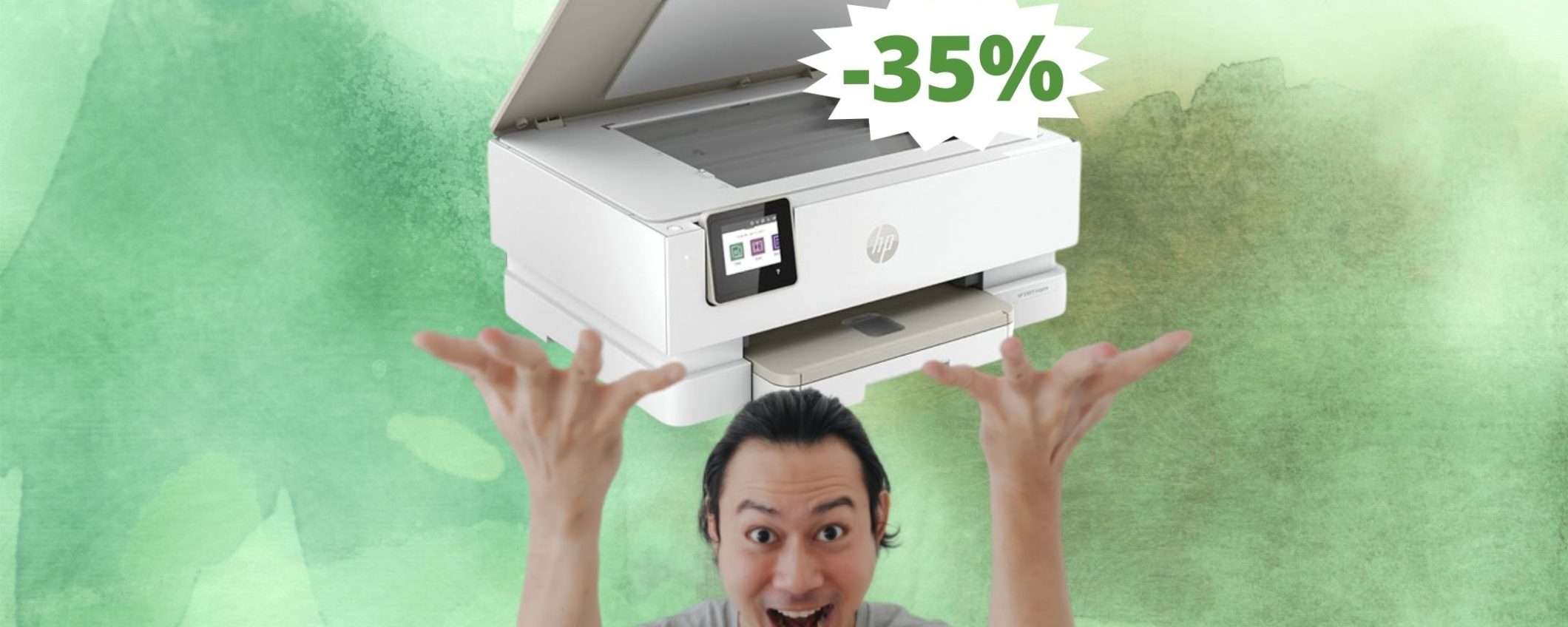 Stampante HP Envy Inspire 7220e: sconto IMBATTIBILE del 35% Stampante HP Envy Inspire 7220e: sconto IMBATTIBILE del 35%