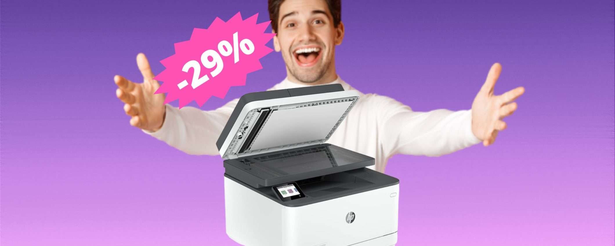 Stampante HP LaserJet Pro: MEGA sconto del 29% su Amazon Stampante HP LaserJet Pro: MEGA sconto del 29% su Amazon