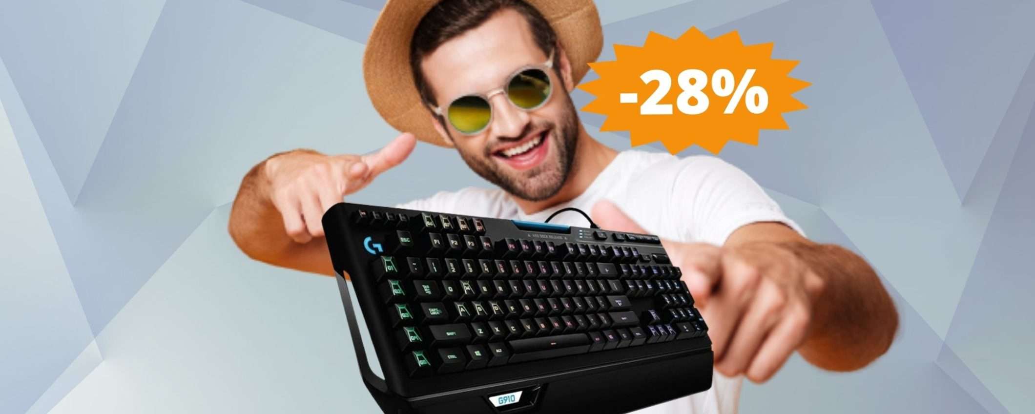 Tastiera Logitech G910: il gaming ad alte PRESTAZIONI (-28%) Tastiera Logitech G910: il gaming ad alte PRESTAZIONI (-28%)