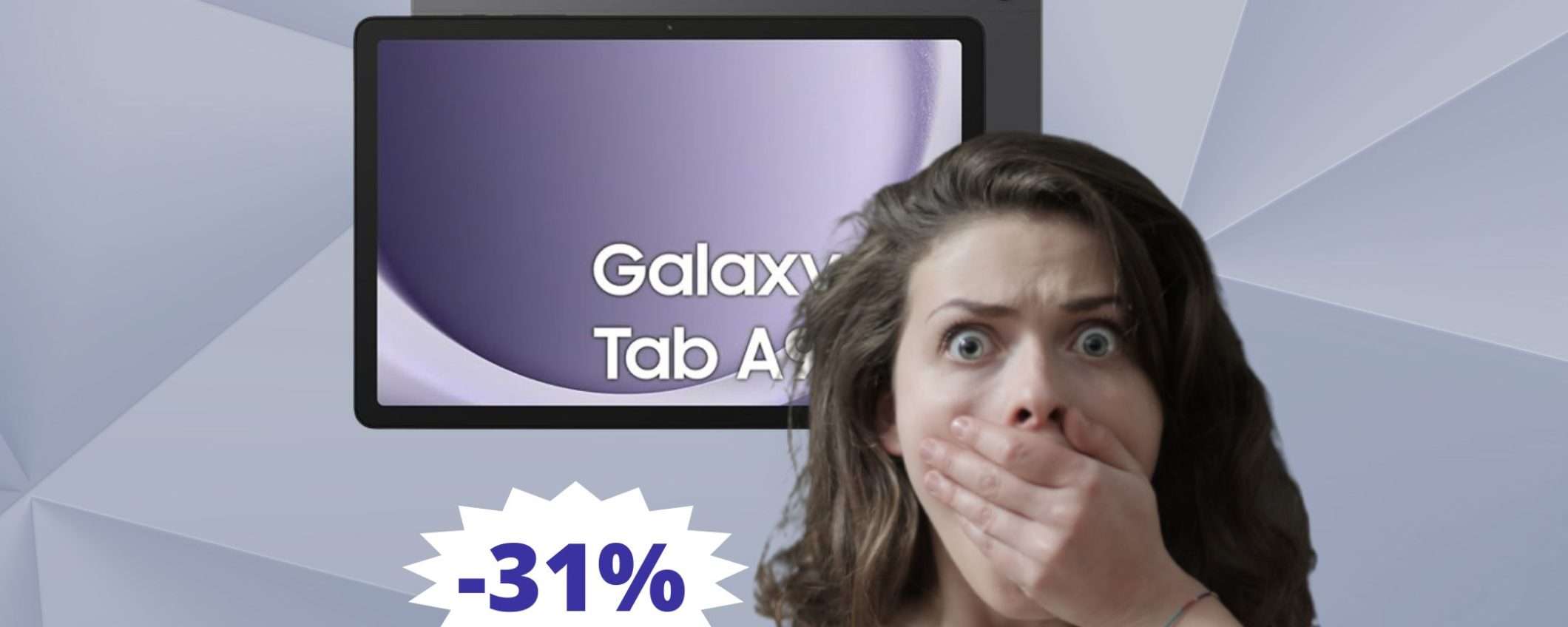 Samsung Galaxy Tab A9+: MEGA sconto del 31% su Amazon