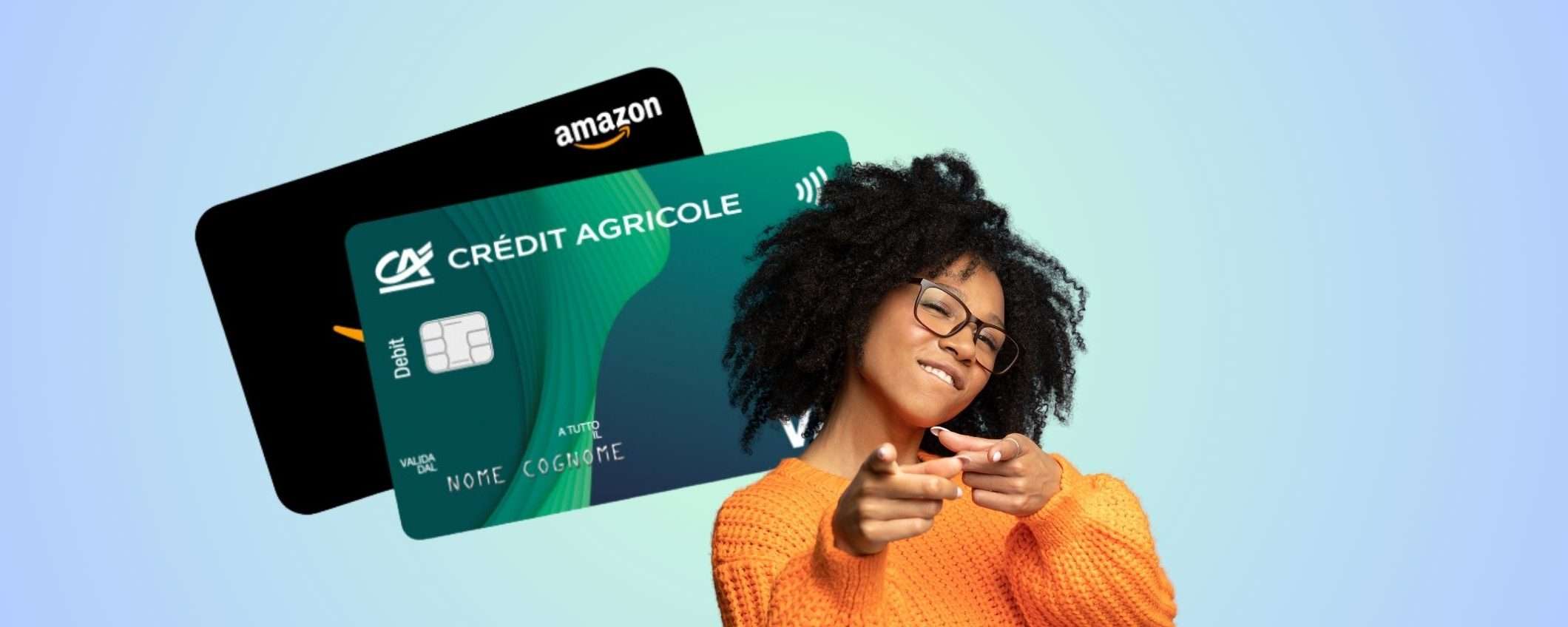 Crédit Agricole: 3,8% interesse e 250€ buoni Amazon