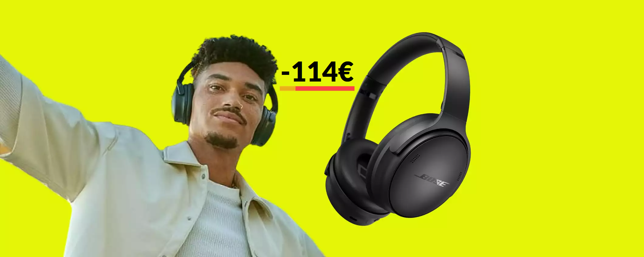 Cuffie Bose dal suono MOZZAFIATO: provare per credere (-114€)