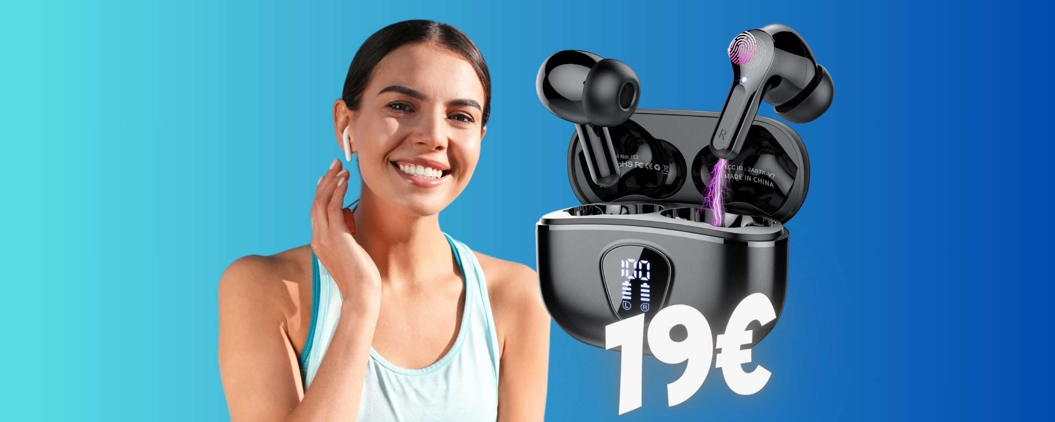 Cuffiette Bluetooth SPECIALI ed ECONOMICHE, ora a 19€ su Amazon Cuffiette Bluetooth SPECIALI ed ECONOMICHE, ora a 19€ su Amazon
