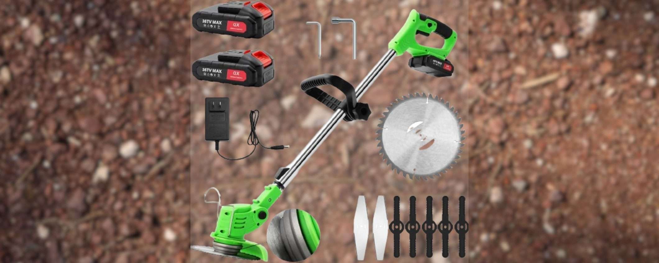 Decespugliatore con 2 batterie a prezzo IMBATTIBILE su Amazon (56€) Decespugliatore con 2 batterie a prezzo IMBATTIBILE su Amazon (56€)