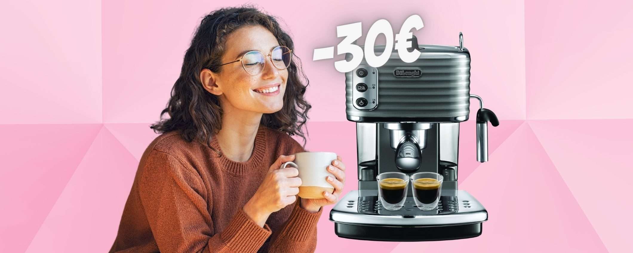 De'Longhi: caffè espresso e cappuccino cremoso come al Bar (-15%) De'Longhi: caffè espresso e cappuccino cremoso come al Bar (-15%)