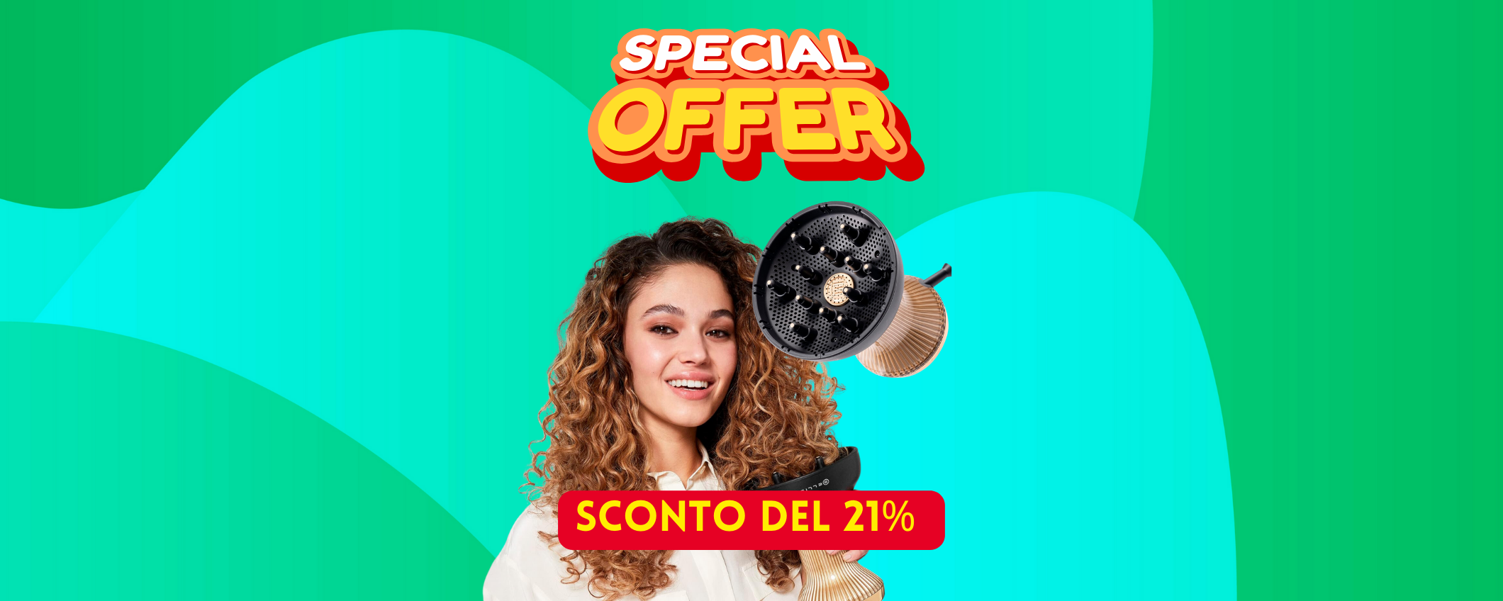 Ricci perfetti con il diffusore Bellissima Imetec in sconto del 21% Ricci perfetti con il diffusore Bellissima Imetec in sconto del 21%