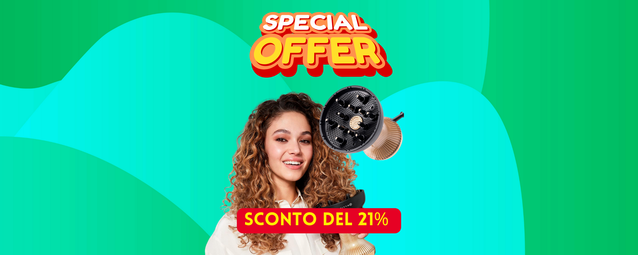 Ricci perfetti con il diffusore Bellissima Imetec in sconto del 21%