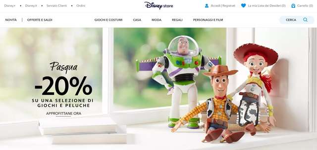 Peluche on sale disney scontati