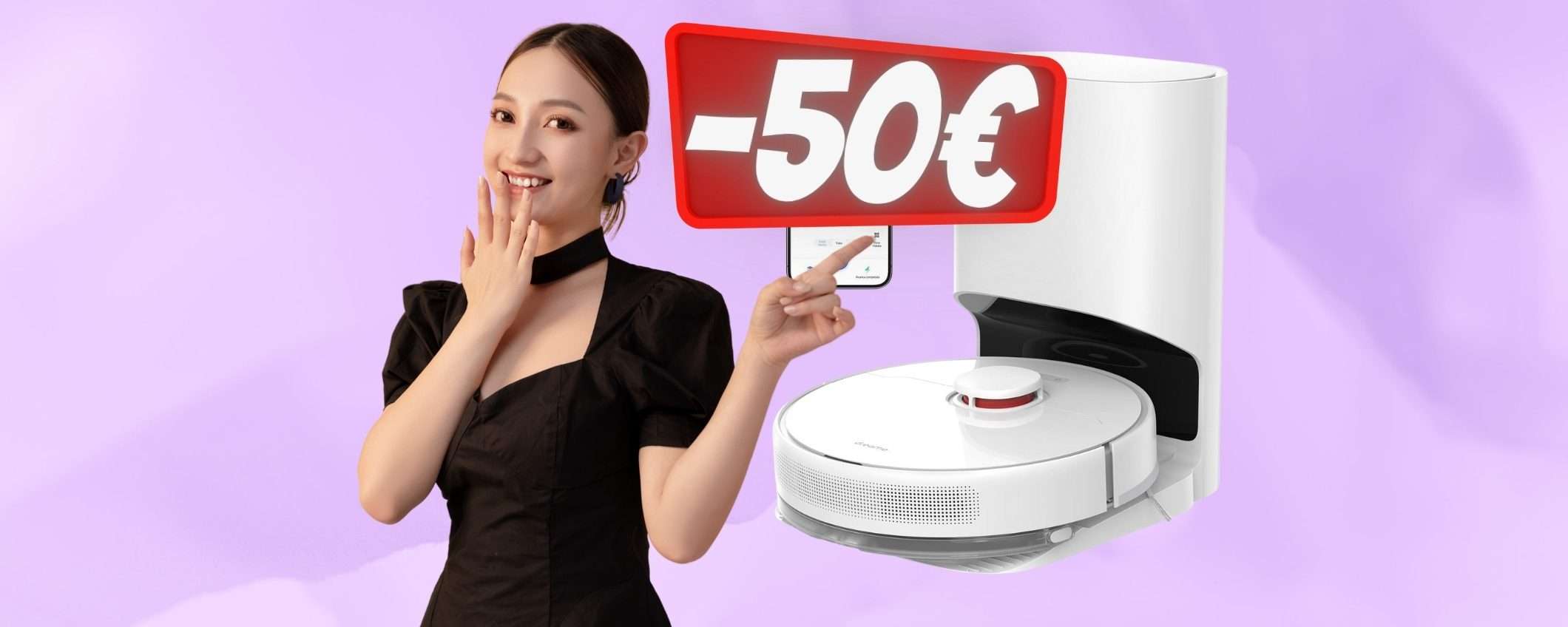 Dreame D10 Plus: robot aspirapolvere e lavapavimenti in SCONTO di 50€