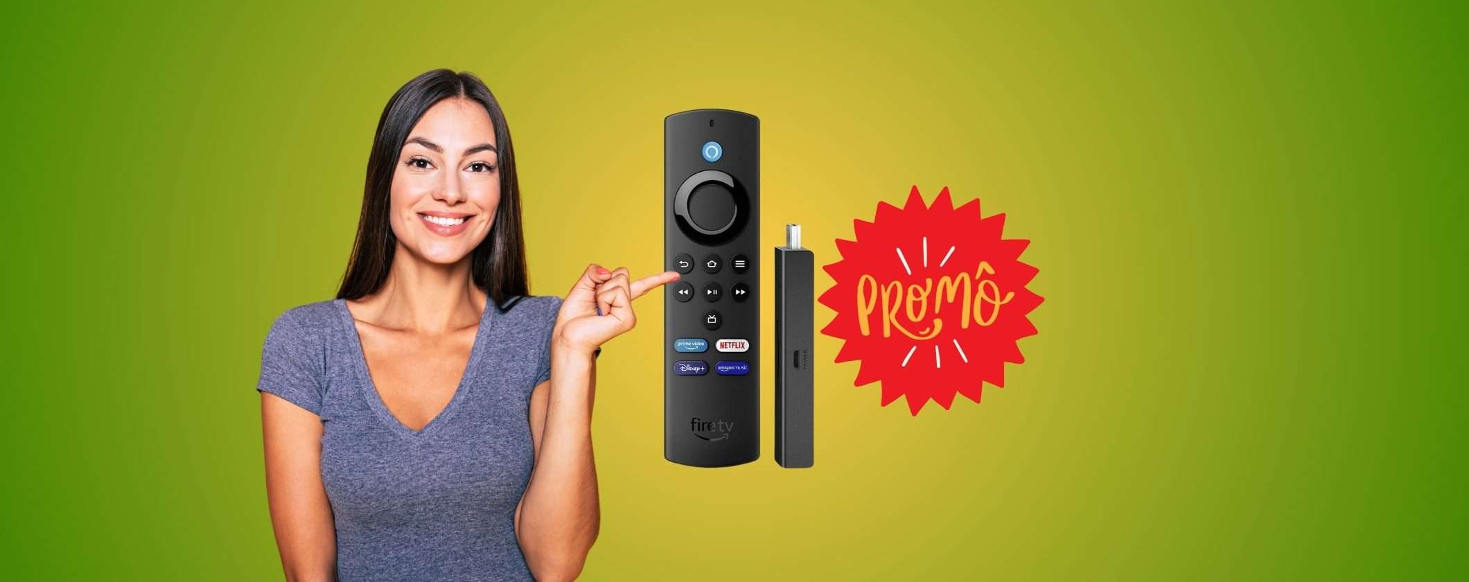 Fire TV Stick Lite: OGGI ancora più ECONOMICA con le Offerte di Primavera