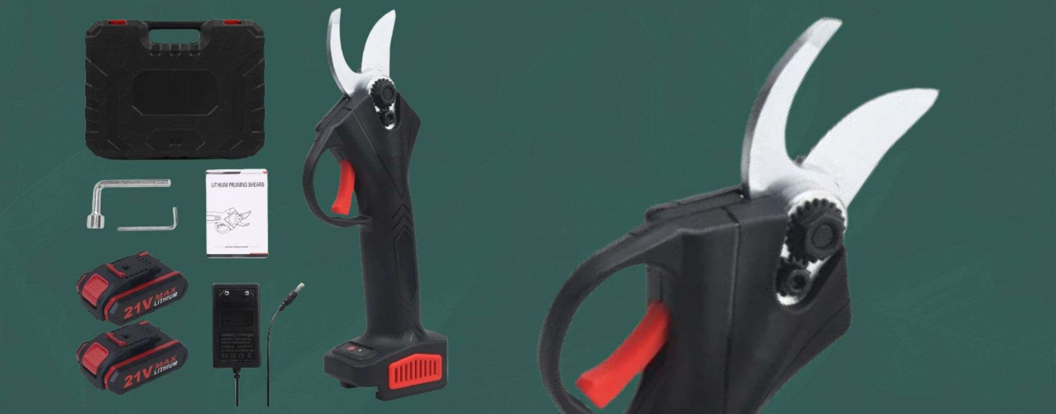 Altro che forbice tagliarami Parkside: modello da 30 mm con 2 batterie