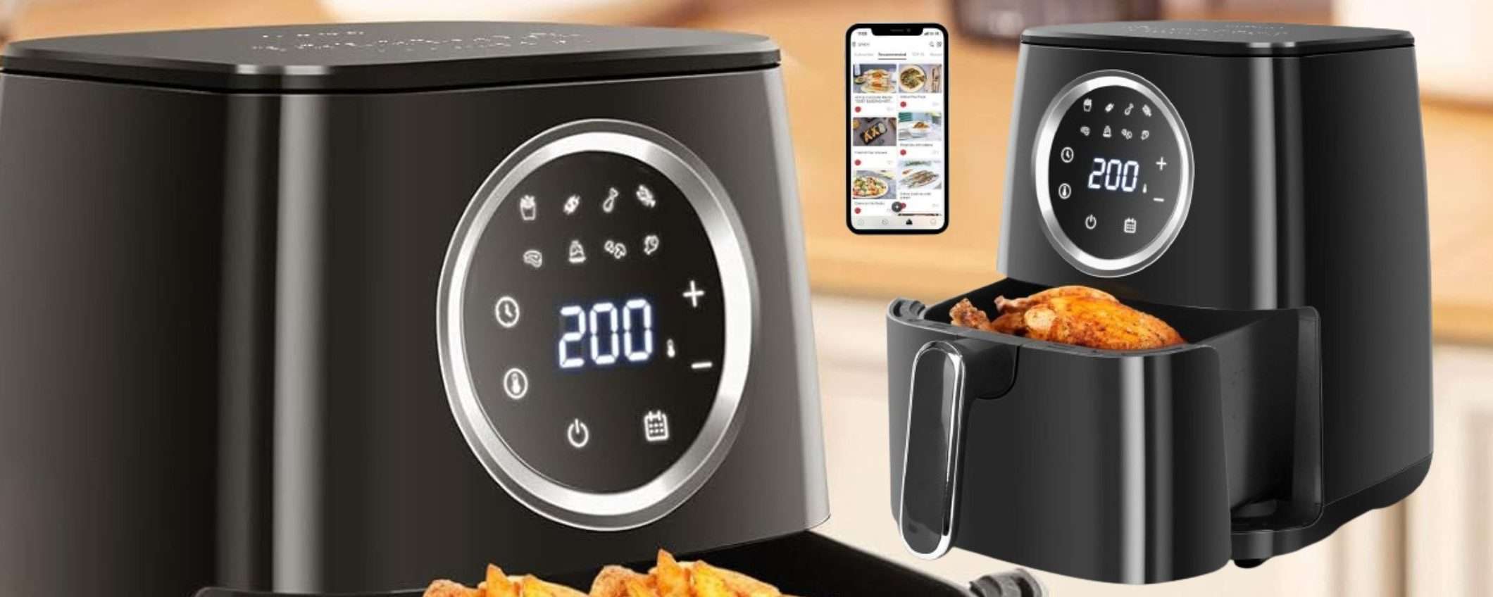 Friggitrice ad aria MAXI a 40€: cuoci di TUTTO, fornelli SPENTI finalmente Friggitrice ad aria MAXI a 40€: cuoci di TUTTO, fornelli SPENTI finalmente
