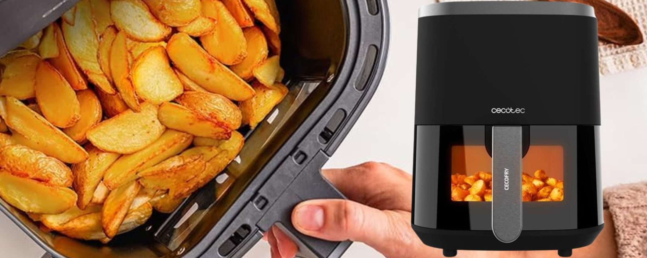 PROMO SHOCK su Amazon: friggitrice ad aria di qualità a 34€ (sconto 42%) PROMO SHOCK su Amazon: friggitrice ad aria di qualità a 34€ (sconto 42%)
