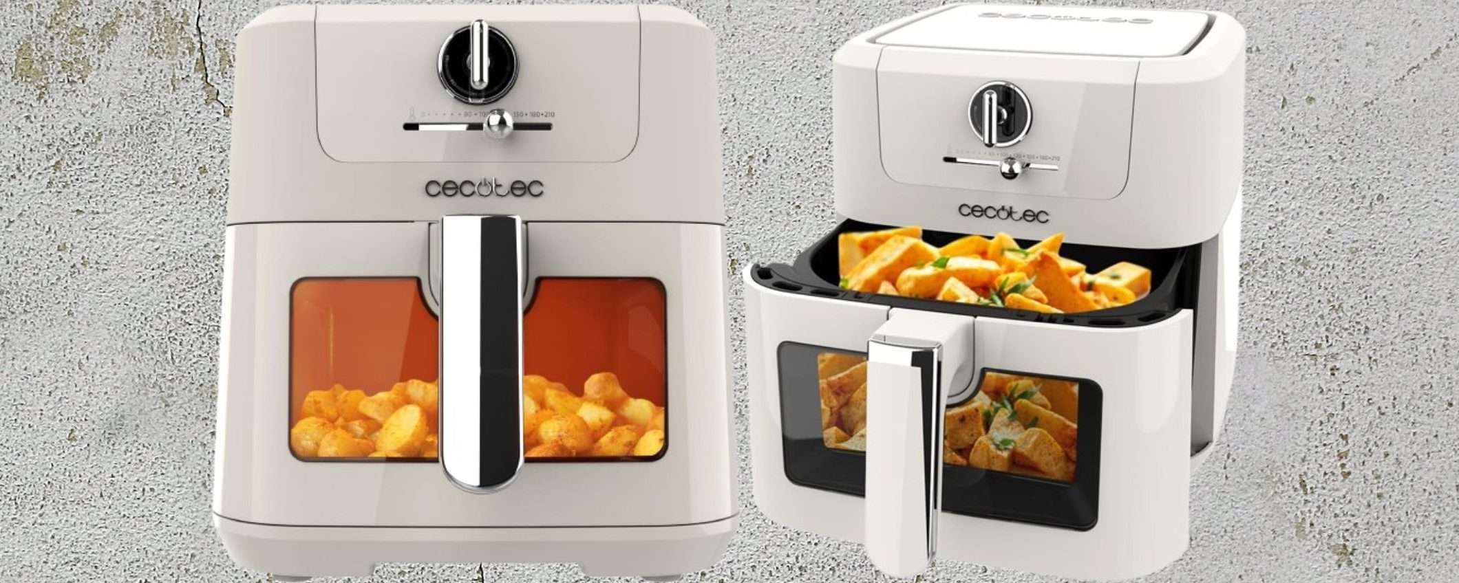 Friggitrice ad aria XXL a 38€ su Amazon: prezzo SHOCK, cucini di TUTTO Friggitrice ad aria XXL a 38€ su Amazon: prezzo SHOCK, cucini di TUTTO