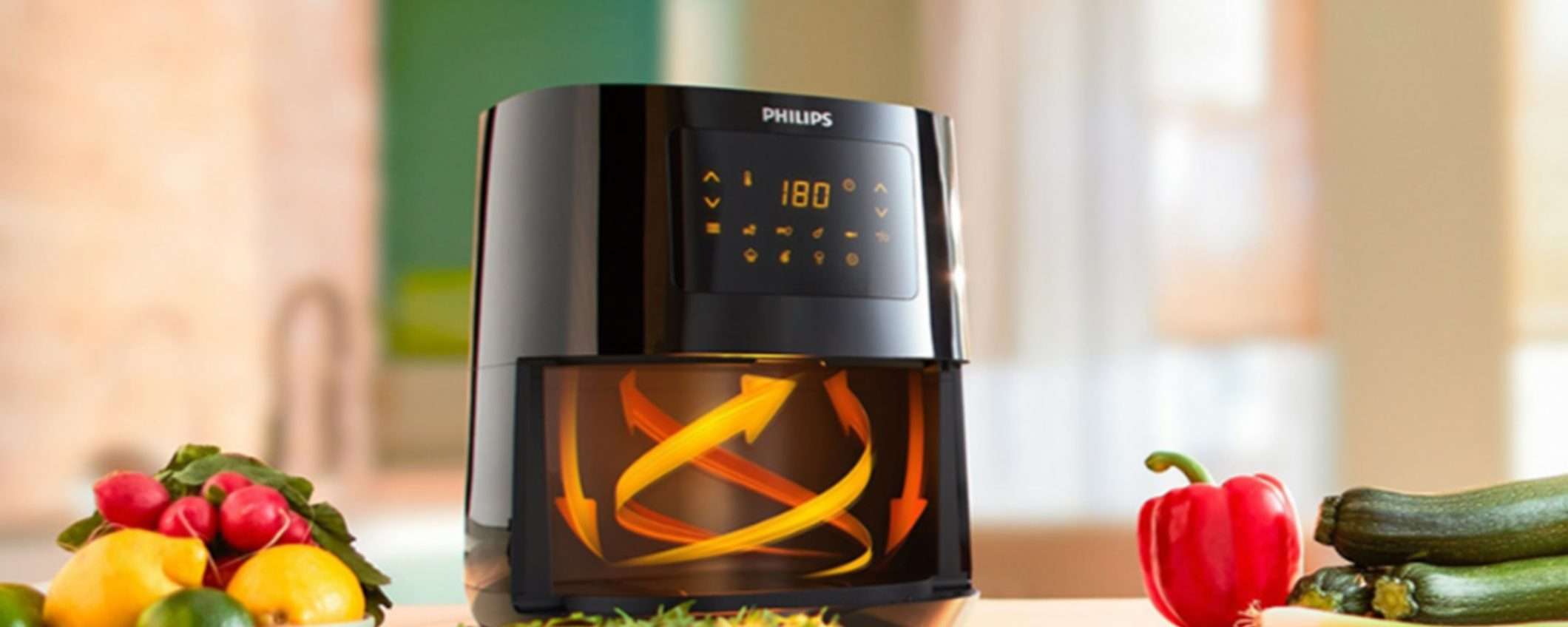 Friggitrice ad aria Philips 3000 series L al prezzo più basso degli ultimi 30 giorni (anche in 3 rate da 29,9€)