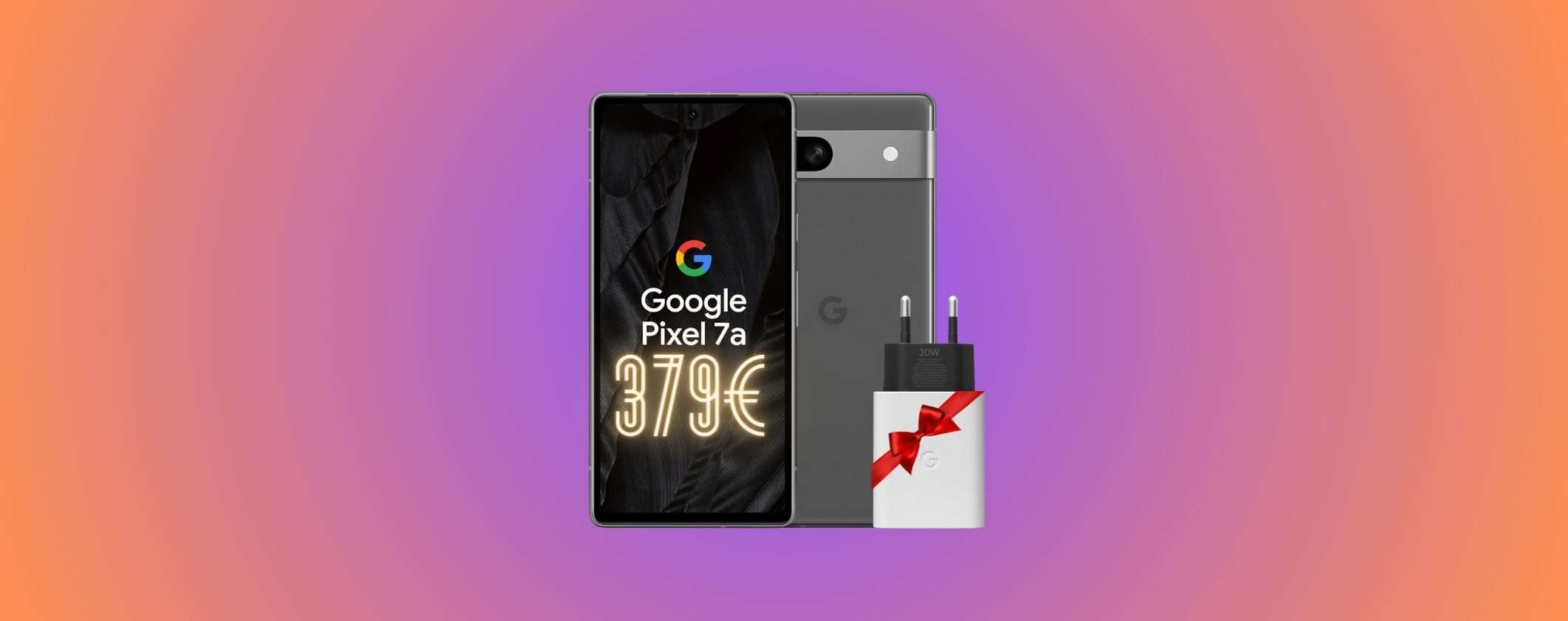 Google Pixel 7a + Caricatore a soli 379€ con la Festa Offerte Primavera Prime