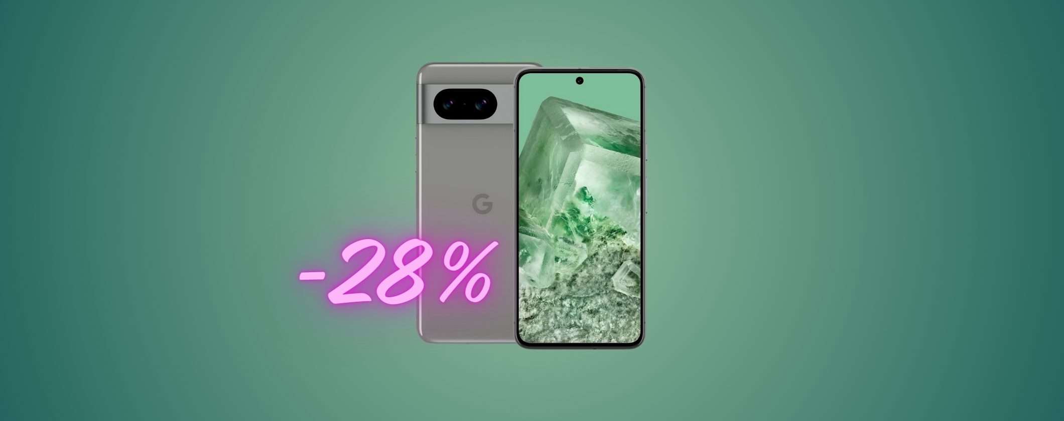 Google Pixel 8: 28% di SCONTO con le Offerte di Primavera Amazon