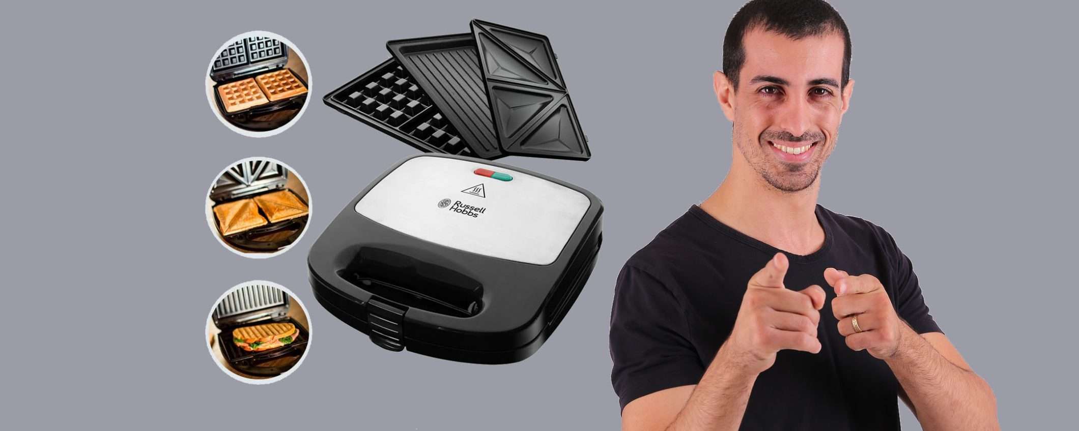 Griglia elettrica 3 in 1, offerta a tempo TOP: risparmia il 27% Griglia elettrica 3 in 1, offerta a tempo TOP: risparmia il 27%