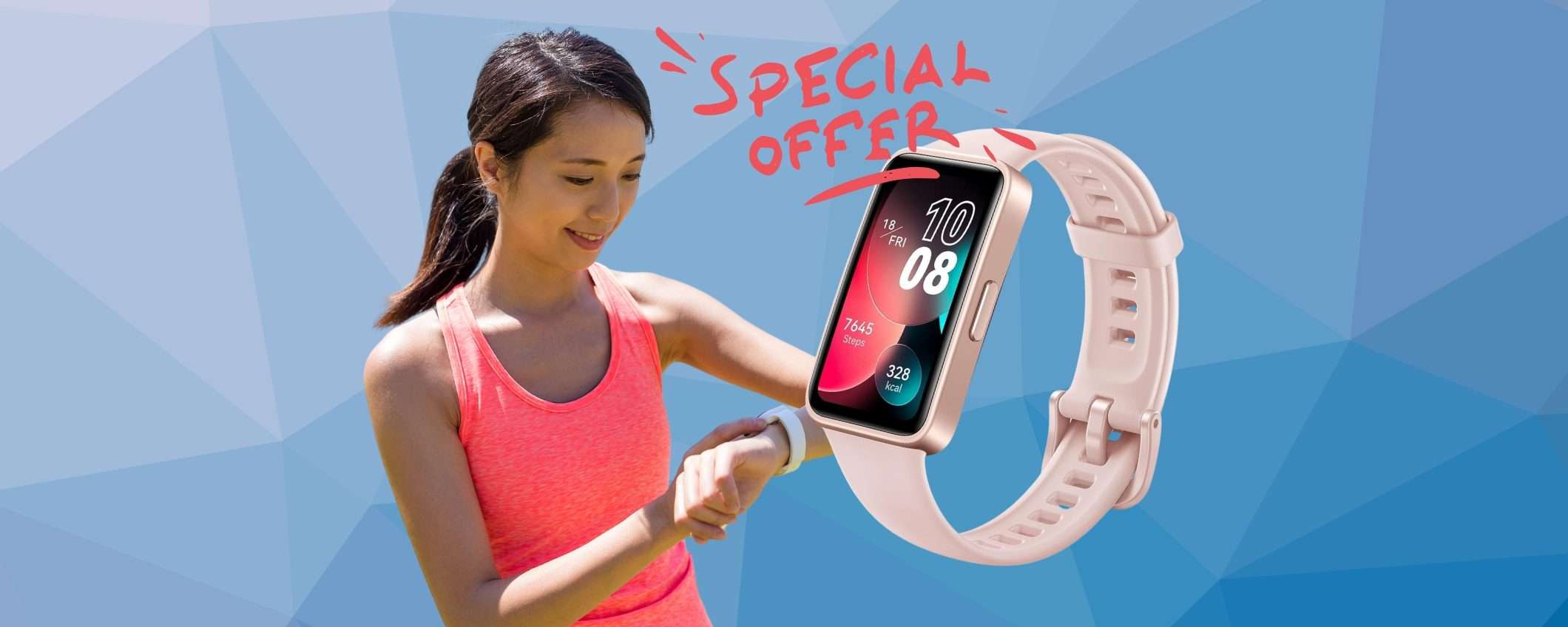 HUAWEI Band 8 al MINIMO STORICO su Amazon con lo sconto del 34% HUAWEI Band 8 al MINIMO STORICO su Amazon con lo sconto del 34%