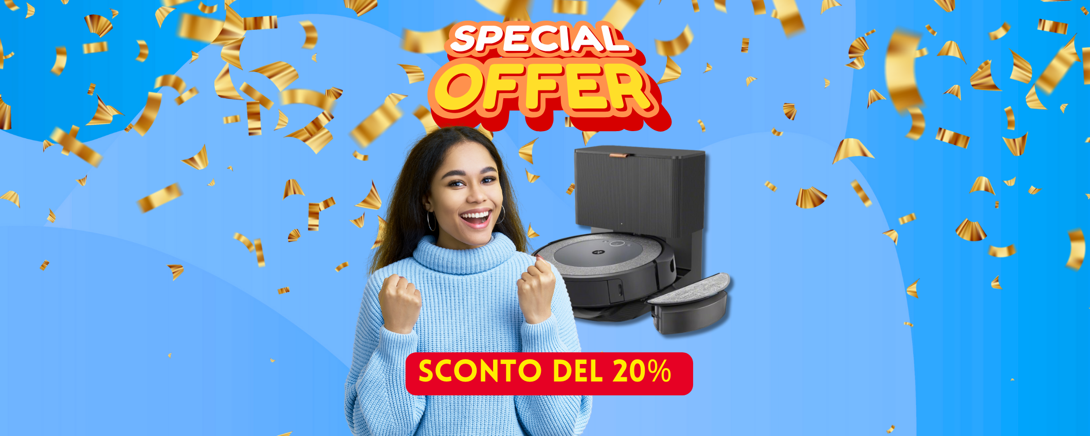 iRobot Roomba Combo i5+ sconto SHOCK del 20% iRobot Roomba Combo i5+ sconto SHOCK del 20%
