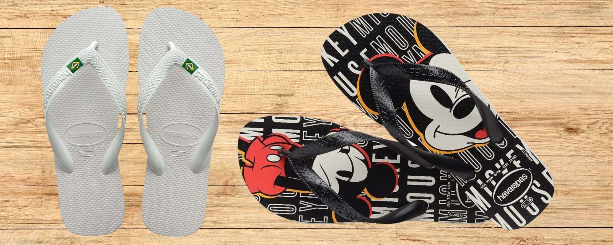 Infradito Havaianas da 9€ su Amazon: sconti fino al 63% (Offerte Primavera) Infradito Havaianas da 9€ su Amazon: sconti fino al 63% (Offerte Primavera)