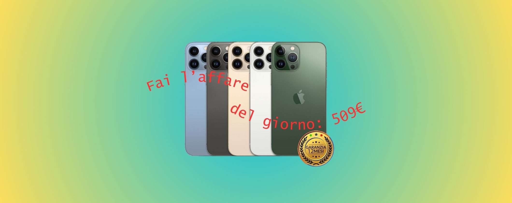 iPhone 13 Pro RICONDIZIONATO a soli 509€ su eBay iPhone 13 Pro RICONDIZIONATO a soli 509€ su eBay