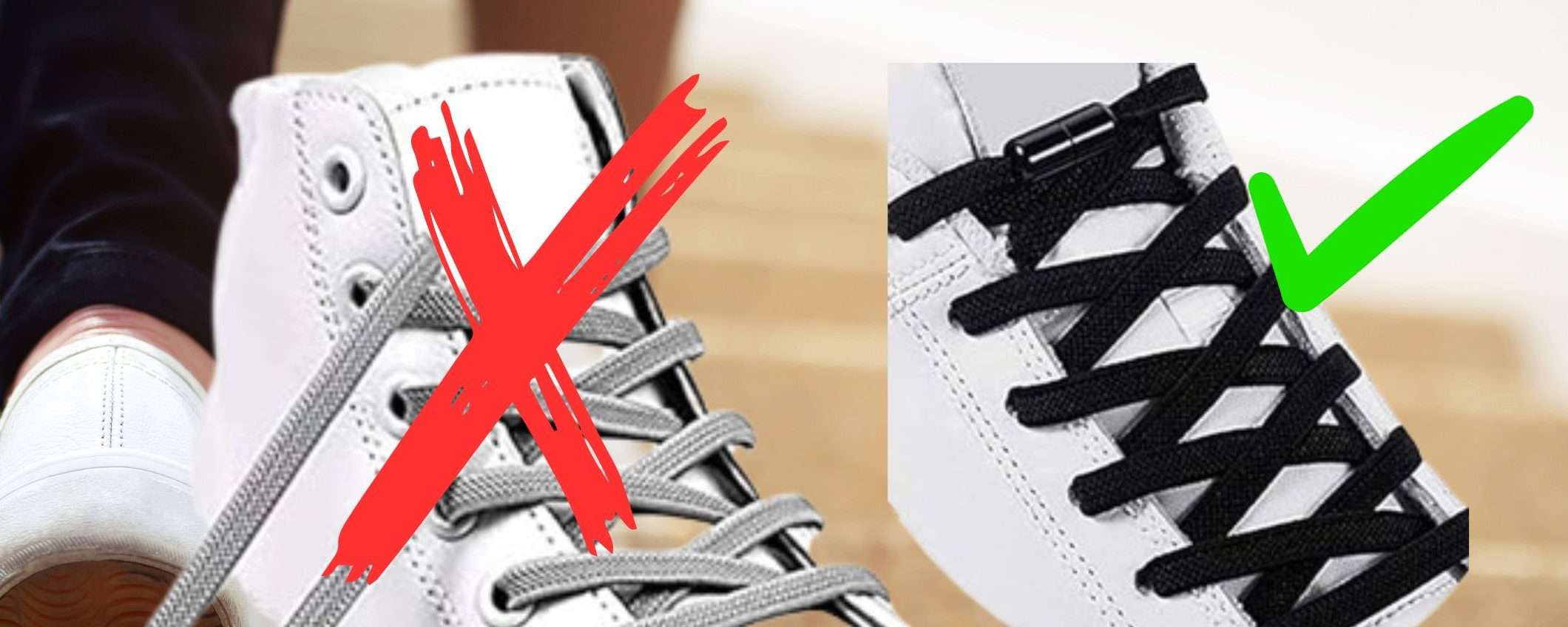 Nodi alle scarpe ADDIO: il laccio magnetico è una vera GENIALATA (5,99€) Nodi alle scarpe ADDIO: il laccio magnetico è una vera GENIALATA (5,99€)